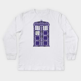 Only one way out Haunted Mansion Doctor Who Crossover Only one way out Kids Long Sleeve T-Shirt